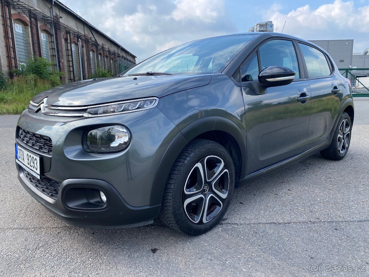 CITROEN C3 1.2i LPG 60KW 3/2017 94TKM NOVÁ LPG LÁHEV