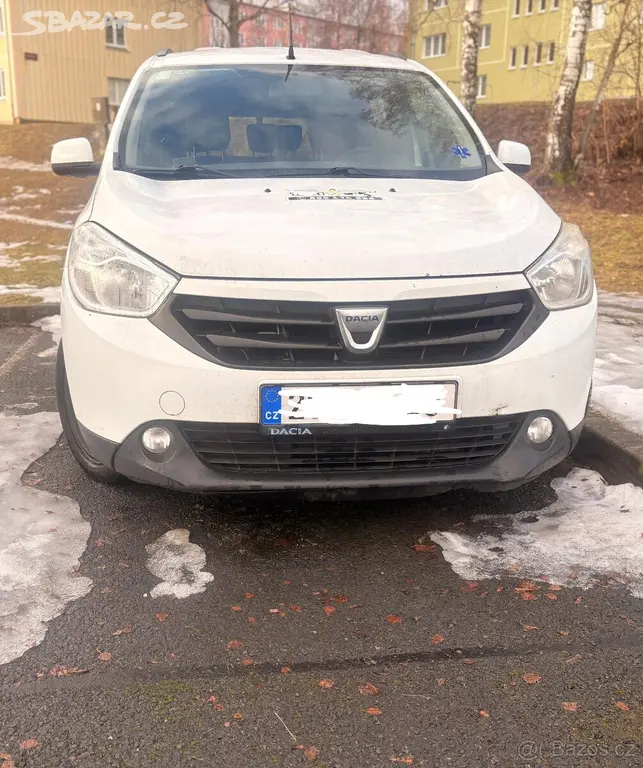 2x Dacia Lodgy 1.6 61kw 7míst lpg motor na 3valce