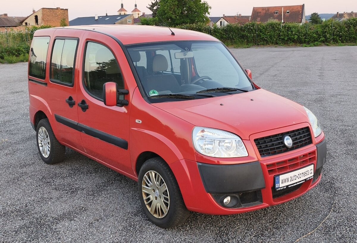 Fiat Doblo 1,4 57 kW r.v. 07/2006, klima, 1. majitel