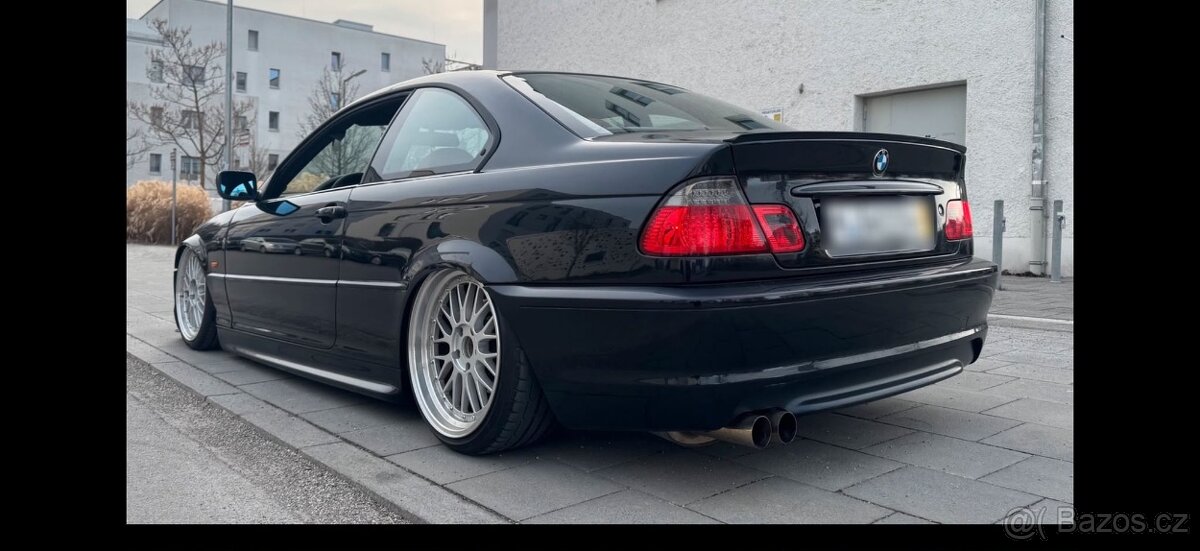BMW e46 328ci AIRRIDE M3 interiér FOX výfuk