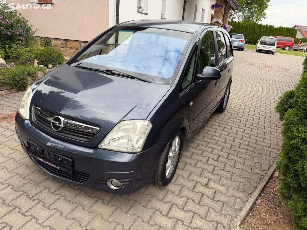 Opel Meriva, 1,6i/77kw Nová STK,Tažné klima