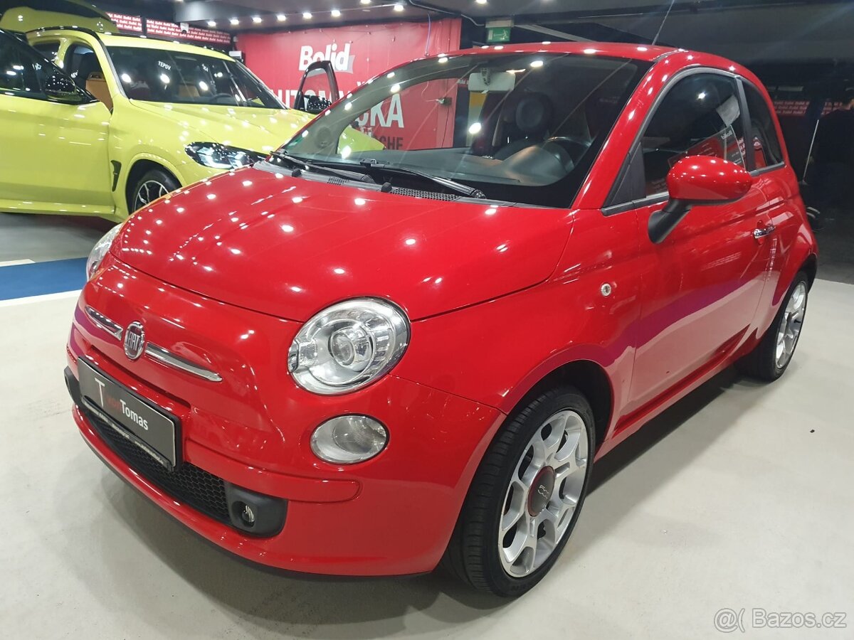 Fiat 500 1.4i Číslovaná Edice Rosso Corsa. SBĚRATELSKÝ KUS